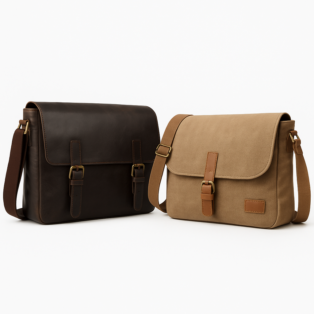 20250525_0215_Messenger Bags Display_simple_compose_01jw22ax69f96v9kk5z7y6typ1